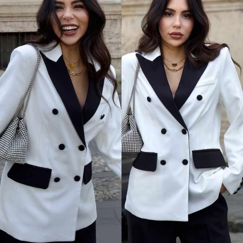 Women Formal Wear With Blazer - Modern Woman Suits 2 Pieces Blazer