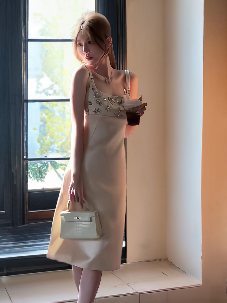 Women Luxury Formal Wear - Elegant Heavy Work Satin Evening Dress