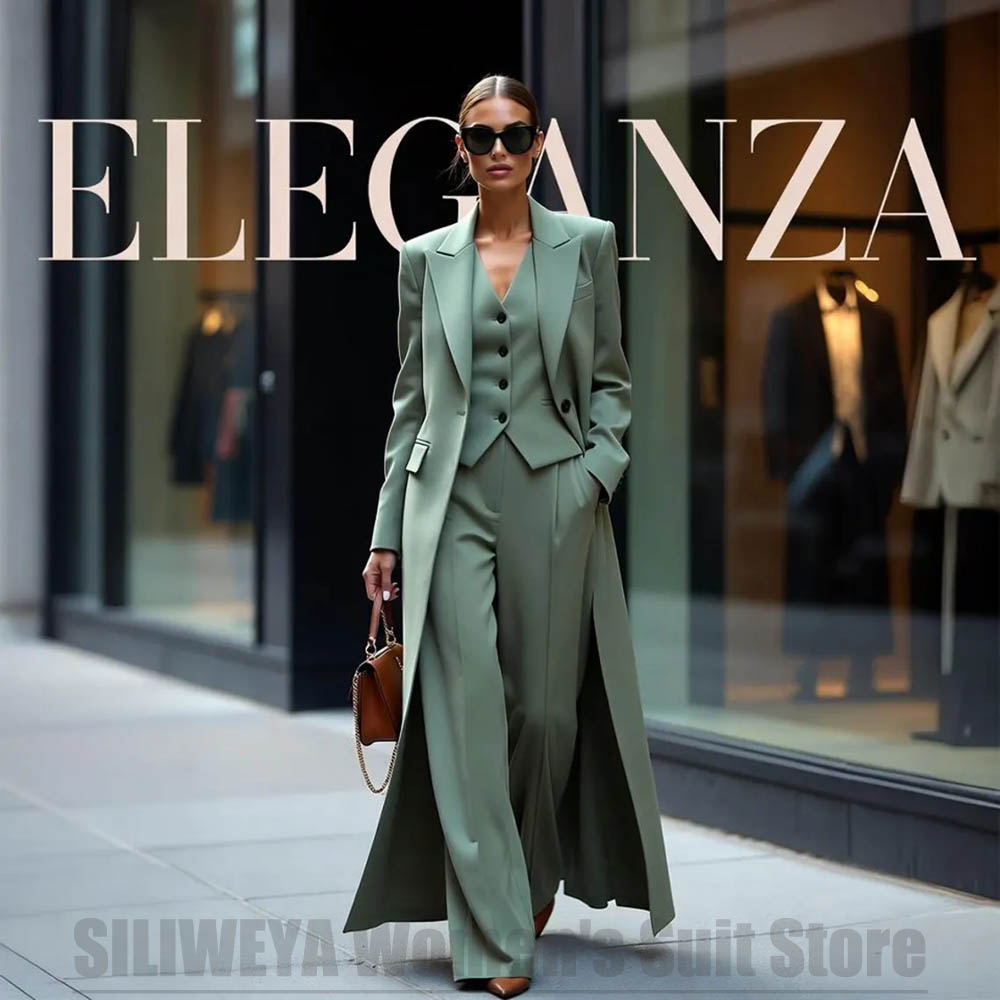 Chic Women's Suit Set Three Pi - Women Formal Wear With Blazer review and price