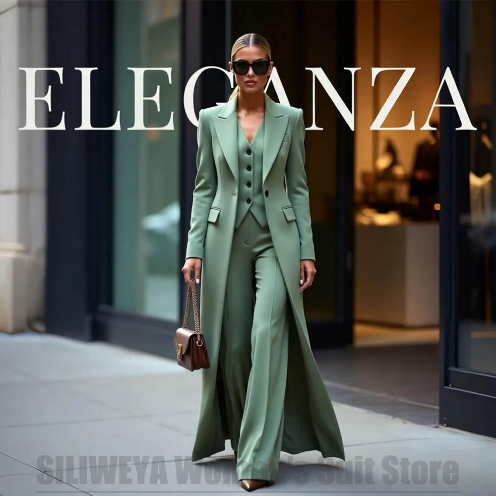 Chic Women's Suit Set Three Pi - Women Formal Wear With Blazer review and price