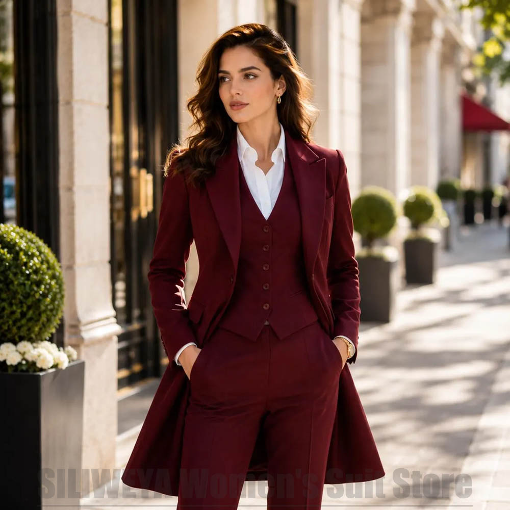 Fashion Women 3 Piece Suit Ele - Women Formal Wear With Blazer review and price
