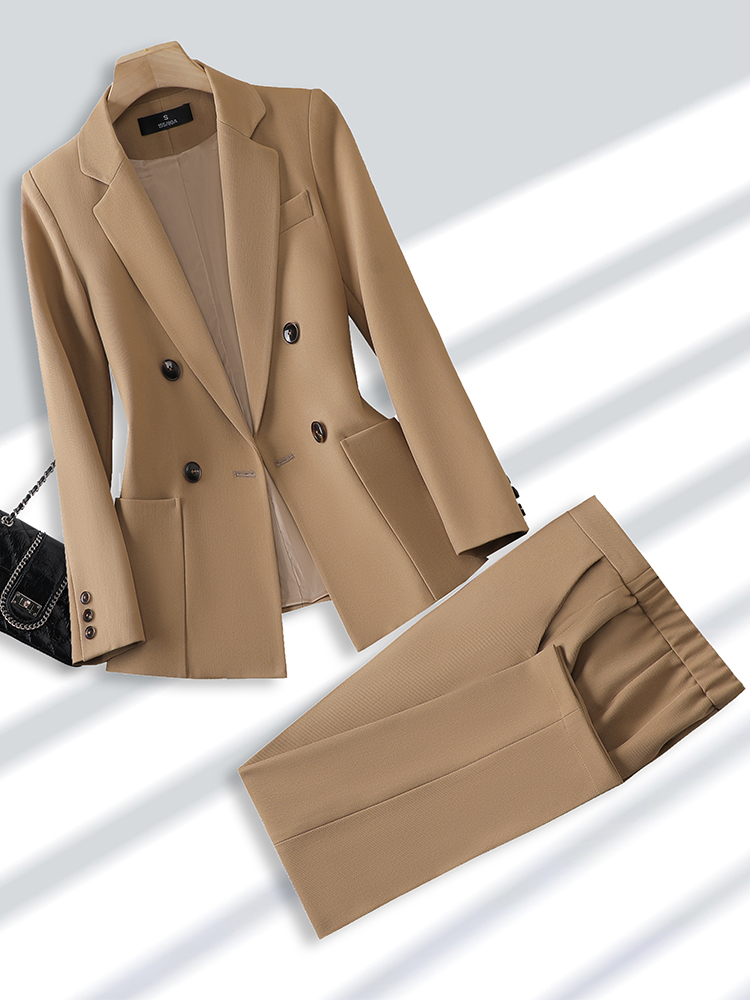 Fashion Ladies Pant Suit Forma - Women Formal Wear With Blazer review and price