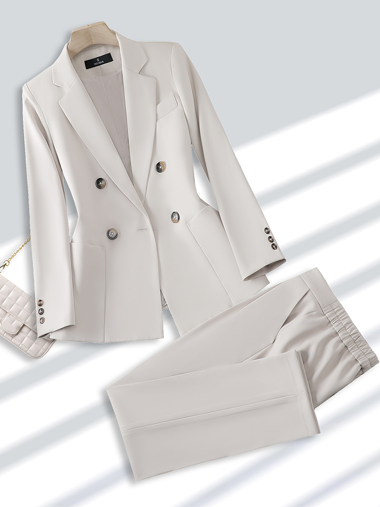 Fashion Ladies Pant Suit Forma - Women Formal Wear With Blazer review and price
