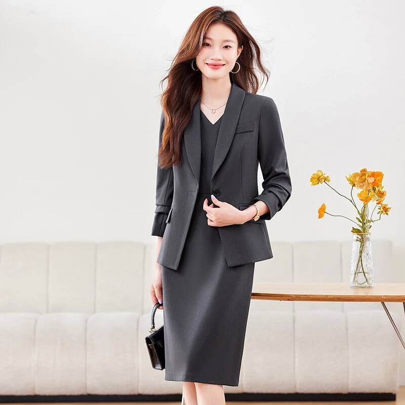 High Quality Fabric Women Busi - Women Formal Wear With Blazer review and price