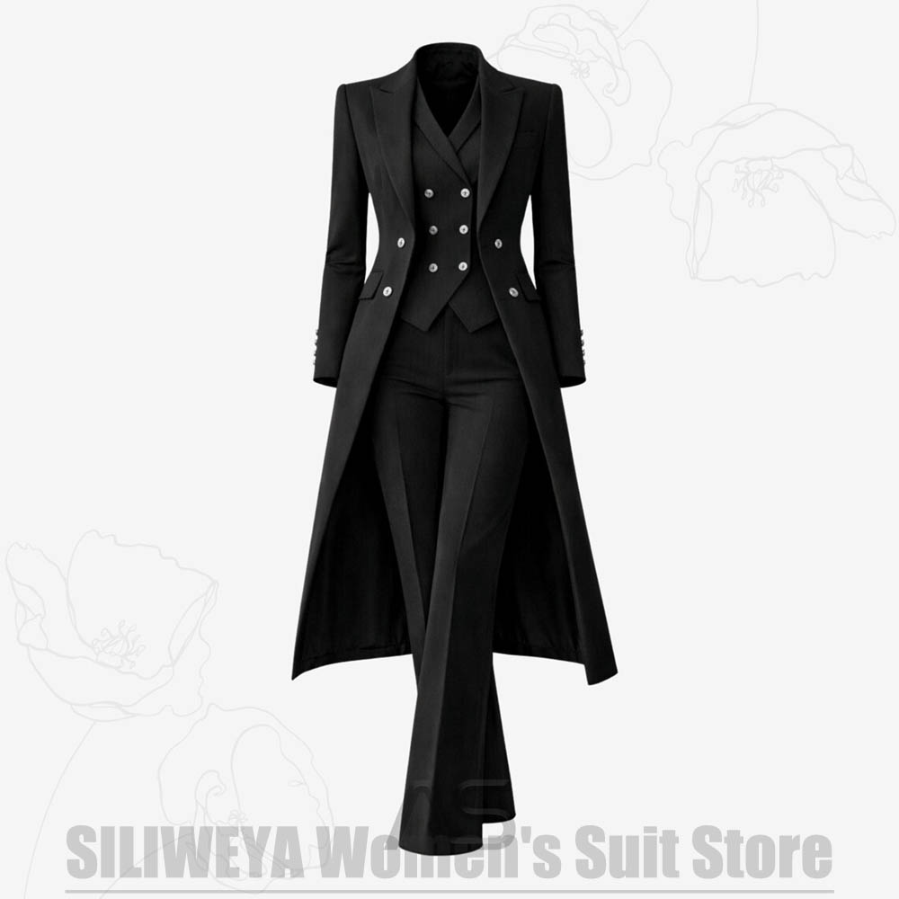 Women's Suit 3 Piece Double Br - Women Luxury Formal Wear review and price