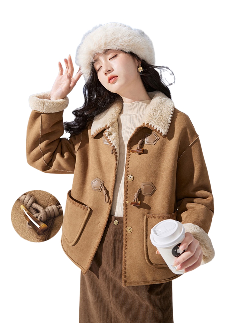 Suede short coat for women's w - Women'S Formal Wear Petite review and price